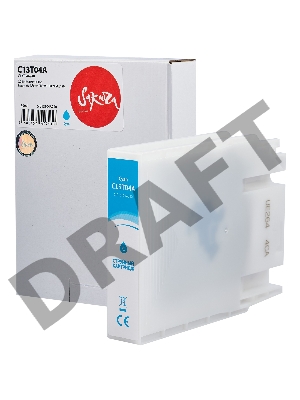 Струйный картридж Sakura C13T04A240 (C13T04A C) для Epson, голубой, 85 мл., 8000 к.