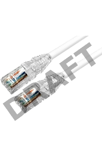 Патч-корд CAT6 UTP LSZH 15м белый NPC CAT 6, UTP, LSZH, WT, 15m