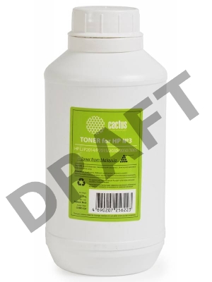 Тонер для принтера Cactus CS-THP3-120 черный (флакон 120гр) HP LJ P2014/P2015/2030/2050/3005