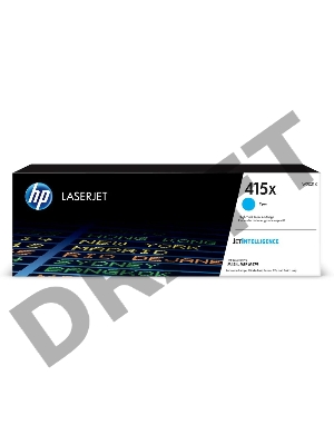 Тонер-картридж HP 415X W2031X голубой для HP HP LJ M454/MFP M479 (6000стр.)