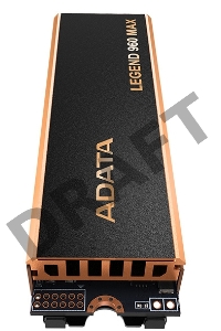 Накопитель SSD A-Data PCI-E 4.0 x4 1Tb ALEG-960M-1TCS Legend 960 Max M.2 2280