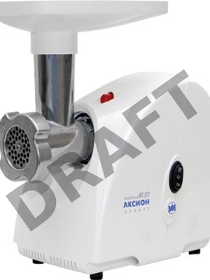 Мясорубка Аксион М 32.01 1500Вт белый