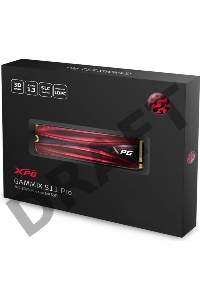 Накопитель SSD M.2 ADATA 256Gb XPG S11 Pro <AGAMMIXS11P-256GT-C> (PCI-E 3.0 x4, up to 3500/1200Mbs, 290000 IOPs, 3D TLC, NVMe 1.3, 22x80mm, радиатор)