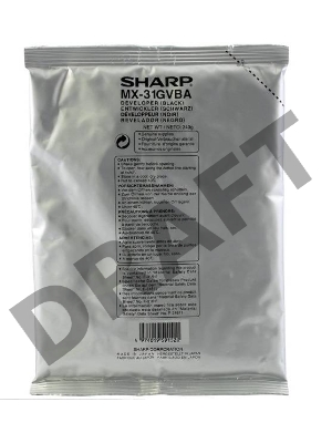 Девелопер SHARP MX31GVBA для AR-MX2301/2600/3100 (100K) и 4100/4101/5000/5001 (150K) ориг.