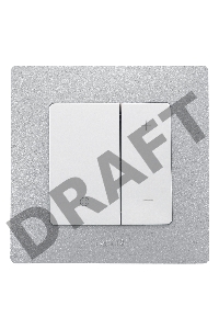 Светорегулятор нажимной 400Вт, бел. ETIKA Светорегулятор нажимной 400Вт, бел.