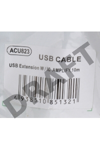 Кабель AM/AF USB2.0 10м Aopen удлинитель активный(с усилителем) USB2.0-repeater, ACU823-10M