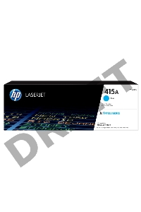 Тонер Картридж HP 415A W2031A голубой (2100стр.) для HP HP LJ M454/MFP M479