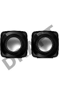 Колонки Sven 120 2.0 черный 5Вт