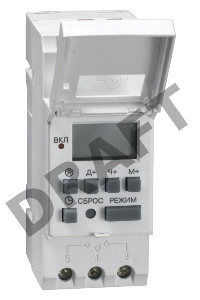 Таймер ТЭ15 цифровой 16А 230В на DIN-рейку ИЭК