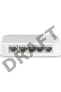 Коммутатор TP-Link SOHO  TL-SF1005D Коммутатор 5-port 10/100M mini Desktop Switch, 5 10/100M RJ45 ports, Plastic case