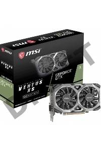 Видеокарта MSI PCI-E GTX 1650 VENTUS XS 4G OC nVidia GeForce GTX 1650 4096Mb 128bit GDDR5 1485/8000 DVIx1/HDMIx1/DPx1/HDCP Ret