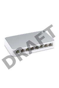 Коммутатор TP-Link SOHO   TL-SF1008D Коммутатор 8-port 10/100M mini Desktop Switch, 8 10/100M RJ45 ports, Plastic case
