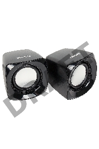 Колонки Sven 120 2.0 черный 5Вт