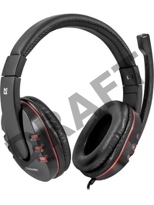Наушники Defender Warhead G-160 черный, кабель 2,5 м