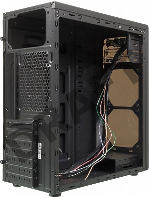 Корпус Accord SKY-01 черный без БП ATX 4x120mm 2xUSB2.0 1xUSB3.0 audio