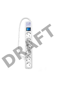 Фильтр-удлинитель Power Cube 0,5 м 6 розеток (белый) 16А/3,5кВт