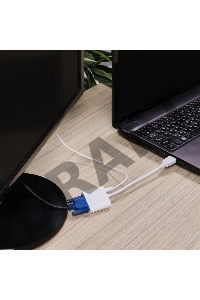 Переходник штекер HDMI - гнездо VGA, провод + шнур стерео 3,5 мм  REXANT