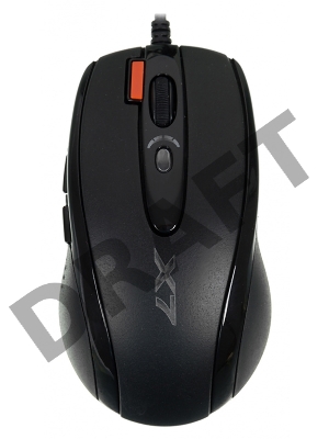 Мышь A4Tech XL-750BK черный лазерная (3600dpi) USB2.0 игровая (6but)