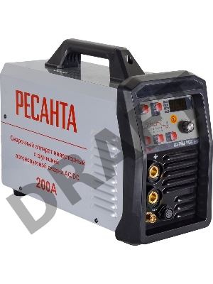 Сварочный аппарат Ресанта САИ-200АД (АС/DC) инвертор ММА DC/TIG