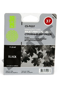 Картридж струйный Cactus CS-PG37 черный для Canon Pixma iP1800/iP2500/iP2600 (9ml)