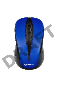 Мышь Gembird MUSW-325-B Blue USB {Мышь беспров., 2кн.+колесо-кнопка, 2.4ГГц, 1000 dpi}