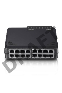 Коммутатор Netis ST3116P неуправляемый настольный 16x10/100