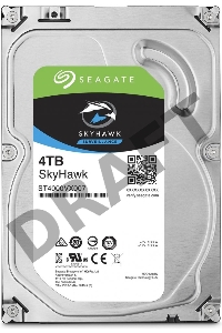 Жесткий диск Seagate Original SATA-III 4Tb ST4000VX007 Video Skyhawk (5900rpm) 64Mb 3.5