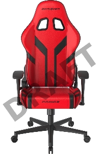 Компьютерное кресло DXRacer Peak Prince up to 100kg/180cm, top gun, 3D armrest, leatherette, recline 135, 2' wheels, red black