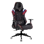 Кресло игровое Бюрократ VIKING 4 AERO RUS две подушки белый/синий/красный черный искусст.кожа/ткань