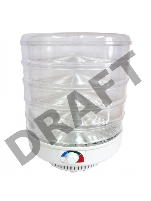 Сушилка для овощей Великие реки Ветерок-2 , 5 поддонов, в гофротаре, прозрачный