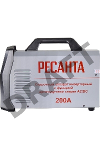 Сварочный аппарат Ресанта САИ-200АД (АС/DC) инвертор ММА DC/TIG