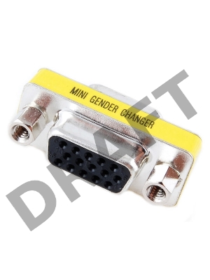 Переходник SVGA (F) в SVGA (F) Exegate, экранирование Переходник SVGA (F) в SVGA (F) Exegate, экранирование