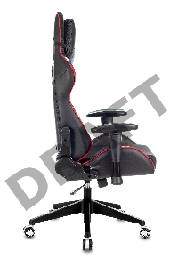 Кресло игровое Бюрократ VIKING 4 AERO RUS две подушки белый/синий/красный черный искусст.кожа/ткань