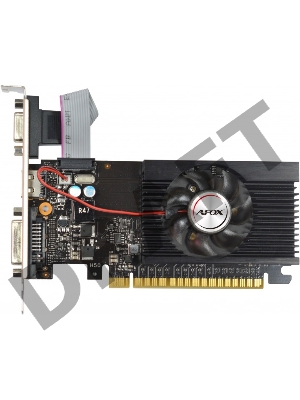 Видеокарта AFOX Geforce GT710 1GB DDR3 64Bit DVI HDMI VGA LP Single Fan