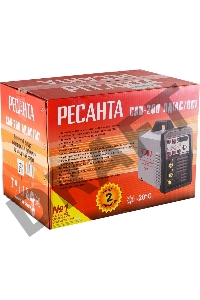 Сварочный аппарат Ресанта САИ-200АД (АС/DC) инвертор ММА DC/TIG