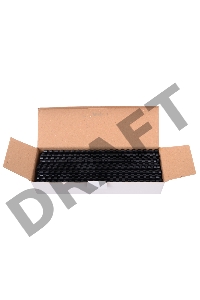 Пластиковые пружины для переплета 8 мм (на 21 - 40 листов) черные 100шт Fellowes (FS-53457)