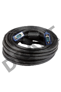 Кабель монитор-SVGA card (15M-15M) 10м 2 фильтра VCOM <VVG6448-10M>