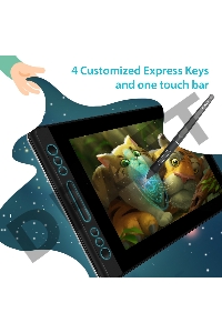 Планшет для рисования Huion Kamvas PRO 13 USB черный