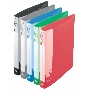 Папка на 4-х кольцах Бюрократ -0818/4R A4 пластик 0.7мм кор.18мм внут.и торц.карм ассорти