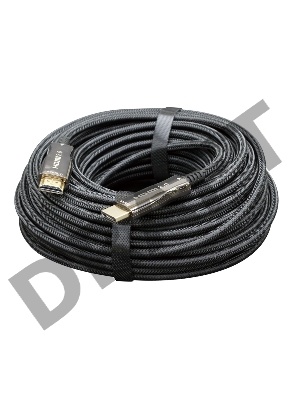 Активный оптический кабель HDMI Cablexpert, 80м, v2.0, 19M/19M, AOC Premium Series, позол.разъемы, экран, коробка