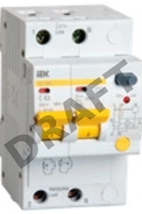 Диф.автомат Iek MAD12-2-016-C-030 АД12М 2Р С16  30мА ИЭК