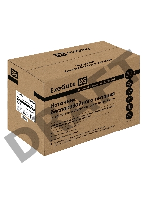 ИБП ExeGate SpecialPro UNB-1200.LED.AVR.2SH.3C13.USB <1200VA/750W, LED, AVR, 2*Schuko+3*C13, USB,съемн.кабель, металлический корпус, Black>