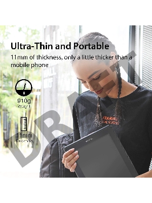 Планшет для рисования Huion Kamvas PRO 13 USB черный