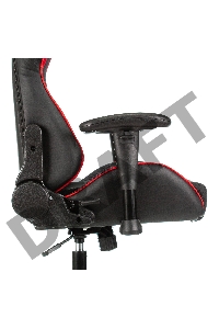 Кресло игровое Бюрократ VIKING 4 AERO RUS две подушки белый/синий/красный черный искусст.кожа/ткань