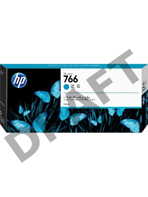 Картридж HP 766 голубой для HP DesignJet XL 3600 MFP, 300 мл