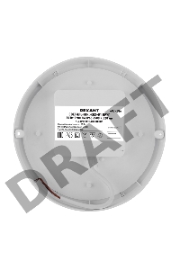 Светильник светодиодный пылевлагозащищенный REXANT ЖКХ-01 круг 30 Вт 3200 Лм IP65 6500 K 210х37 мм с датчиком движения