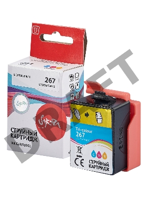 Струйный картридж Sakura C13T26704010 (267 Colour) для Epson, триколор, 11,4 мл., 200 к.