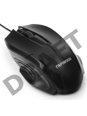 Мышь Гарнизон GM-110, USB, чип- Х, черный, 800 DPI, 2кн.+колесо-кнопка