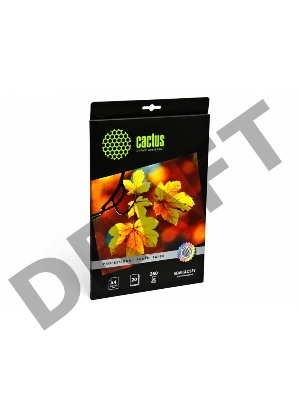 Фотобумага Cactus CS-SGA426020 Professional полуглянцевая А4 260 г/м2 20 листов