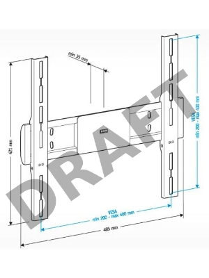Кронштейн для телевизора Holder LCD-F4611 черный 32